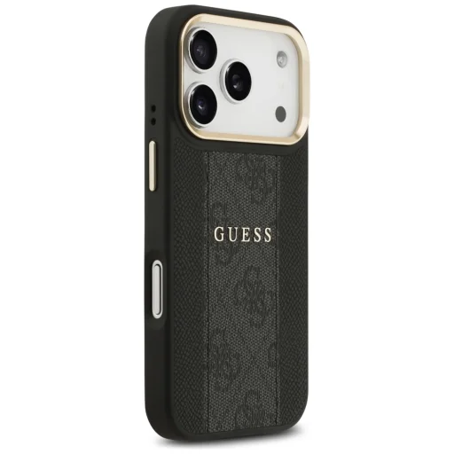 iPhone 17 Pro Guess 4G Stripe MagSafe fekete tok - 4