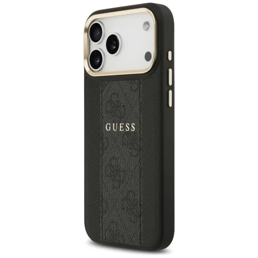 iPhone 17 Pro Max Guess 4G Stripe MagSafe tok fekete - 2