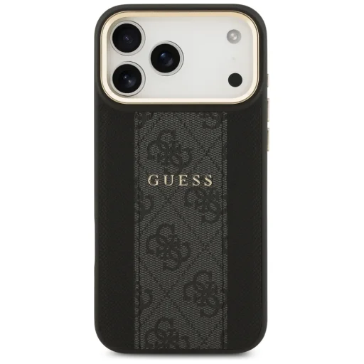 iPhone 17 Pro Max Guess 4G Stripe MagSafe tok fekete - 3
