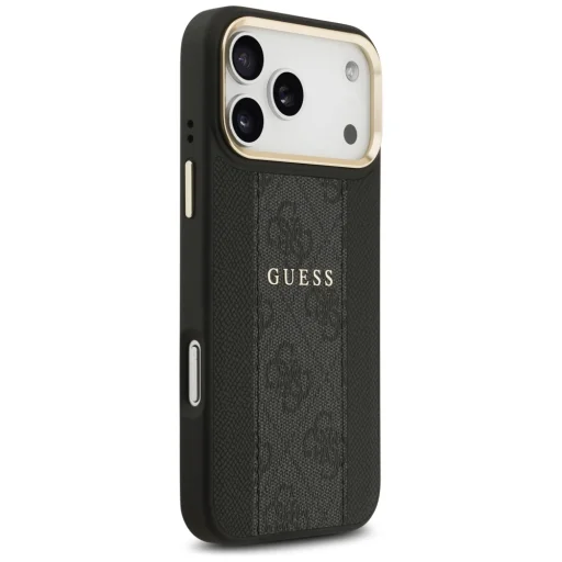 iPhone 17 Pro Max Guess 4G Stripe MagSafe tok fekete - 4
