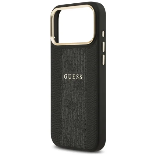 iPhone 17 Pro Max Guess 4G Stripe MagSafe tok fekete - 6