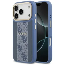iPhone 17 Pro Guess 4G Stripe MagSafe kék tok