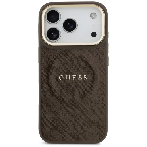 iPhone 17 Pro Guess Peony Hot Stamp MagSafe tok barna - 3