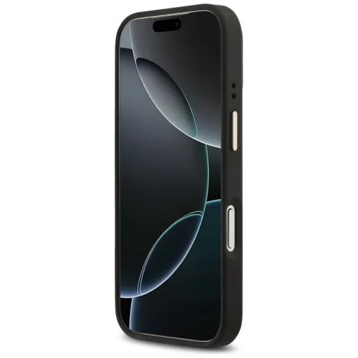 iPhone 17 Pro Guess Peony Hot Stamp MagSafe fekete tok - 5