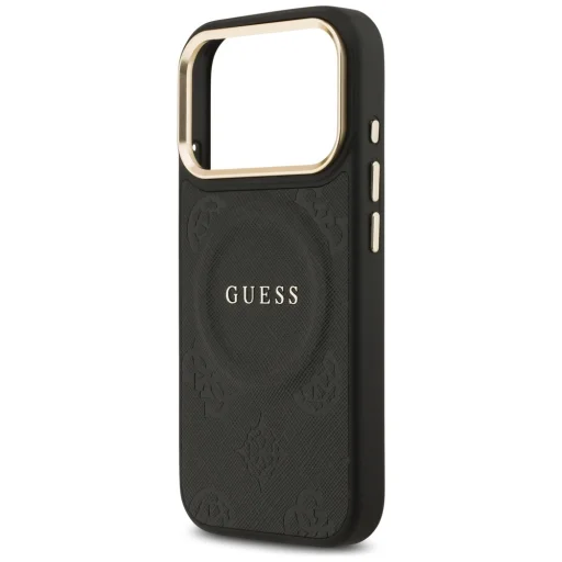 iPhone 17 Pro Guess Peony Hot Stamp MagSafe fekete tok - 6
