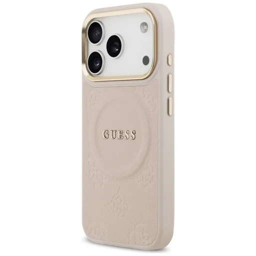 iPhone 17 Pro Guess Peony Hot Stamp MagSafe tok rózsaszín - 2