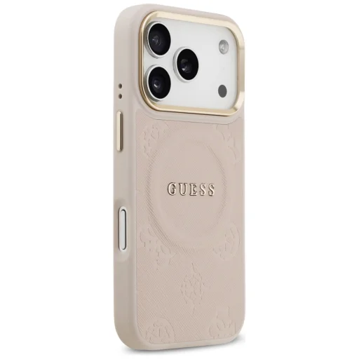 iPhone 17 Pro Guess Peony Hot Stamp MagSafe tok rózsaszín - 4