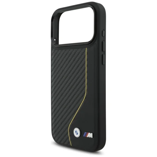 iPhone 17 Pro Max BMW M Carbon Line & Logo MagSafe sárga tok - 6