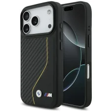 iPhone 17 Pro BMW M Carbon Line & Logo MagSafe tok sárga