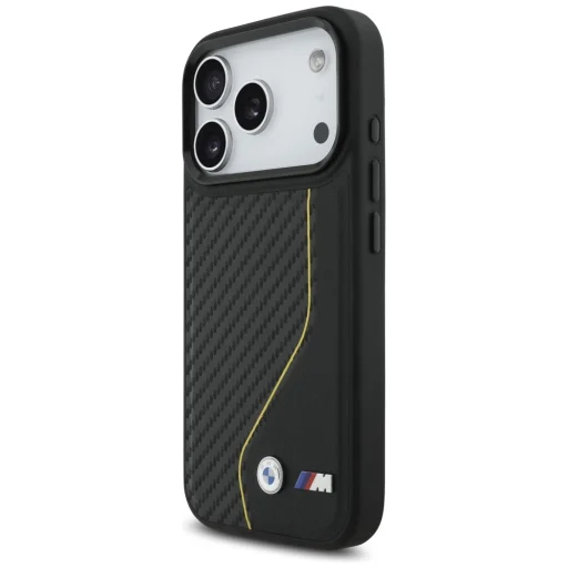 iPhone 17 Pro BMW M Carbon Line & Logo MagSafe tok sárga - 2