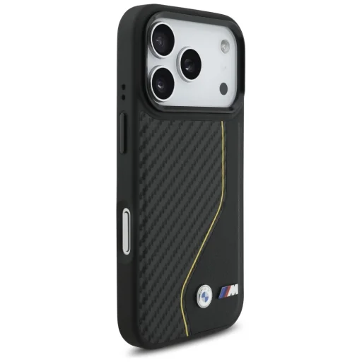 iPhone 17 Pro BMW M Carbon Line & Logo MagSafe tok sárga - 4