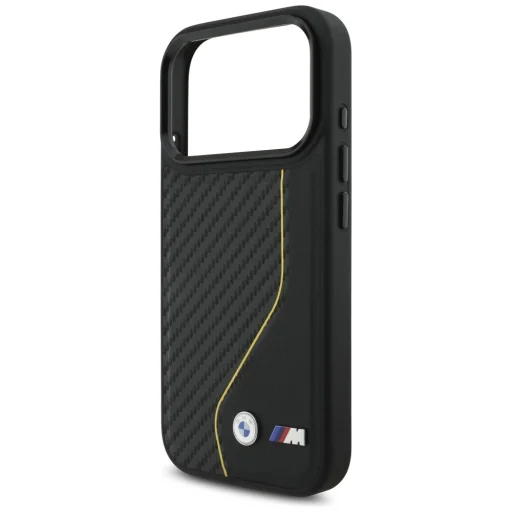iPhone 17 Pro BMW M Carbon Line & Logo MagSafe tok sárga - 6