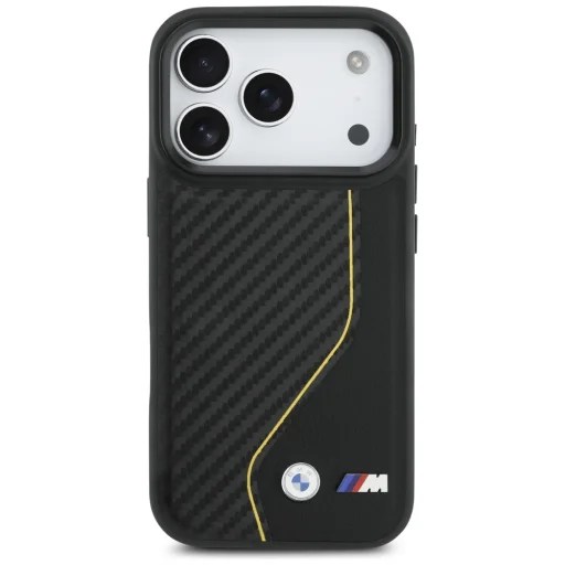 iPhone 17 Pro BMW M Carbon Line & Logo MagSafe tok sárga - 3