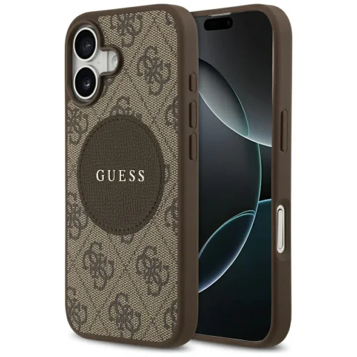 iPhone 17 Guess 4G Circle Classic Logo MagSafe tok barna - 1