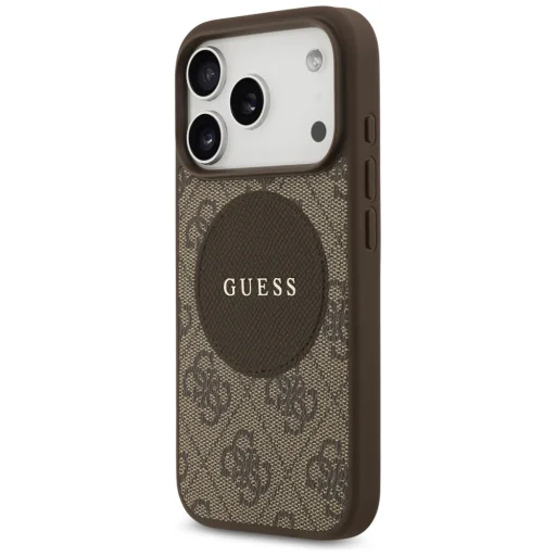 iPhone 17 Pro Guess 4G Circle Classic Logo MagSafe tok barna - 2