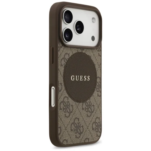 iPhone 17 Pro Guess 4G Circle Classic Logo MagSafe tok barna - 4