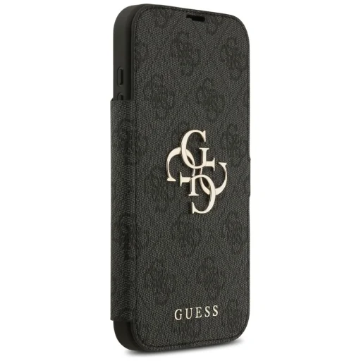 iPhone 17 Pro Max Guess Book 4G Metal Logo fekete tok - 3