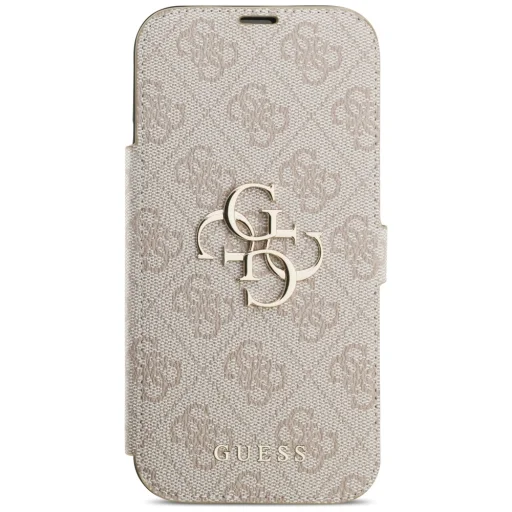 iPhone 17 Pro Max Guess Book 4G Metal Logo rózsaszín tok - 5