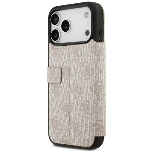 iPhone 17 Pro Max Guess Book 4G Metal Logo rózsaszín tok - 9