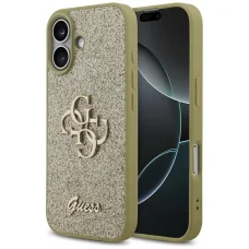 iPhone 17 Guess Fixed Glitter Big 4G arany tok