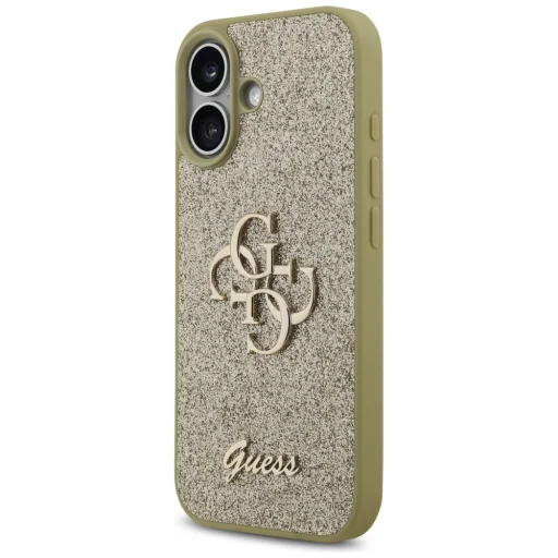 iPhone 17 Guess Fixed Glitter Big 4G arany tok - 2