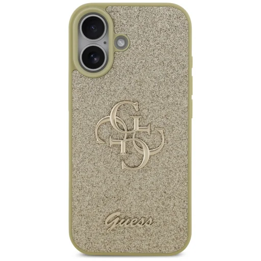 iPhone 17 Guess Fixed Glitter Big 4G arany tok - 3