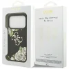 iPhone 17 Pro Case Guess Grained Roses & Big 4G Logo fekete tok thumbnail