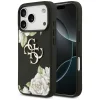 iPhone 17 Pro Case Guess Grained Roses & Big 4G Logo fekete tok thumbnail