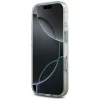  iPhone 18 Pro Max / iPhone 17 Pro Max zöld Guess IML virágmintás, gyöngypántos MagSafe tok thumbnail