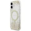 iPhone 17 Guess Resin Bottom Glitter MagSafe tok arany thumbnail