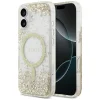 iPhone 17 Guess Resin Bottom Glitter MagSafe tok arany thumbnail
