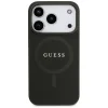 iPhone 17 Pro Guess Saffiano Classic Logo MagSafe fekete tok thumbnail