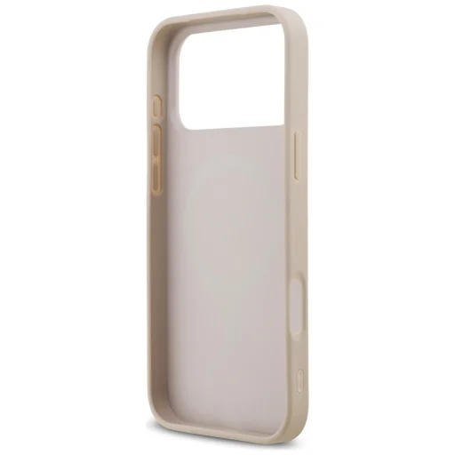 iPhone 17 Pro Max Guess Saffiano Classic Logo MagSafe tok rózsaszín - 7