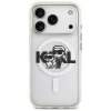 iPhone 17 Pro Karl Lagerfeld IML Glitter Karl & Choupette Sketch Logo MagSafe tok átlátszó thumbnail