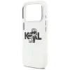 iPhone 17 Pro Karl Lagerfeld IML Glitter Karl & Choupette Sketch Logo MagSafe tok átlátszó thumbnail
