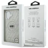 iPhone 17 Karl Lagerfeld IML Karl Head Logo szürke tok thumbnail