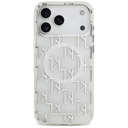 iPhone 17 Pro Max Karl Lagerfeld IML KL Monogram MagSafe tok fehér - 3