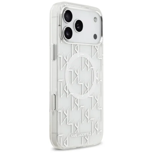 iPhone 17 Pro Max Karl Lagerfeld IML KL Monogram MagSafe tok fehér - 4
