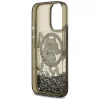 iPhone 17 Karl Lagerfeld Liquid Glitter Choupette Logo MagSafe fekete tok thumbnail