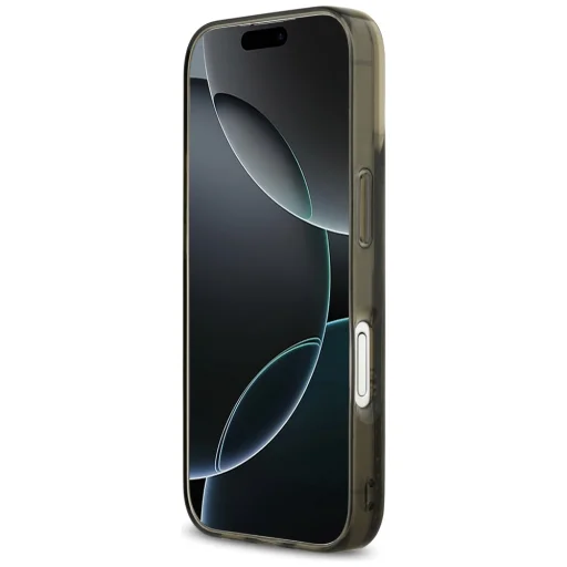 iPhone 17 Karl Lagerfeld Liquid Glitter Choupette Logo MagSafe fekete tok - 5