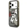 iPhone 17 Pro Karl Lagerfeld Liquid Glitter Choupette Logo MagSafe fekete tok thumbnail