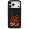 iPhone 17 Pro Max Karl Lagerfeld Silicone Heart Sign Logo MagSafe tok fekete thumbnail