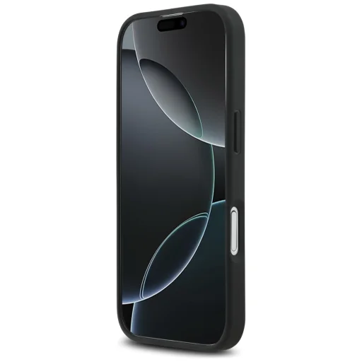 iPhone 17 Mercedes bőr Vintage logó MagSafe tok fekete - 5