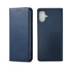 Samsung Galaxy A07 mágneses PU bőr fliptok kártyatartóval kék Alphajack thumbnail