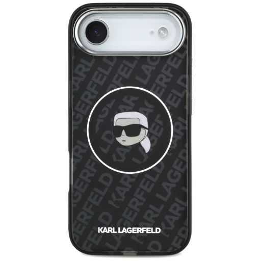iPhone 17 Air Fekete Karl Lagerfeld - IML MagSafe (KLHMP17MHMKBKHOK) Karl's Head tok - 1