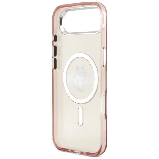 iPhone 17 Air Karl Lagerfeld - IML MagSafe Sketch Logo - Pink Choupette tok - 6