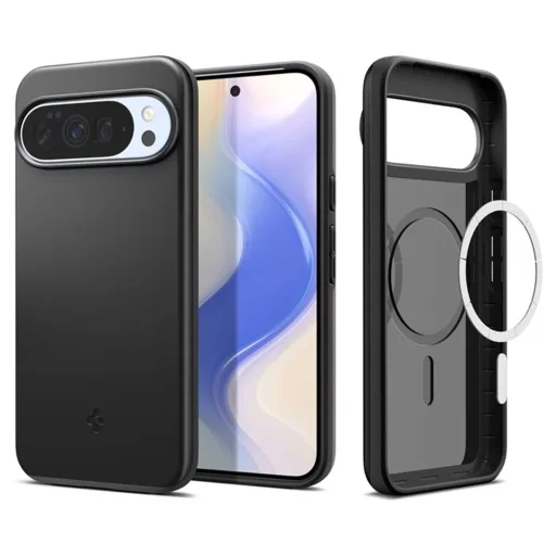 Google Pixel 10 Pro XL Spigen - Thin Fit MagSafe - Fekete tok - 1