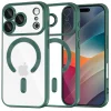 iPhone 17 Pro Techsuit Luxury Crystal MagSafe - Mélyzöld tok thumbnail