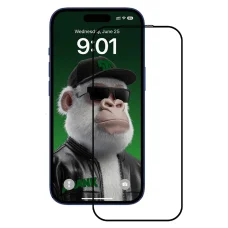 iPhone 17 - ANANK - 2.5D 10X Reinforced CG kijelzővédő - Fekete üvegfólia