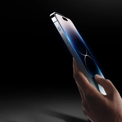 iPhone 17 Fekete ANANK 3D Repedésgátló 5X Megerősített Képernyővédő üvegfólia - 6